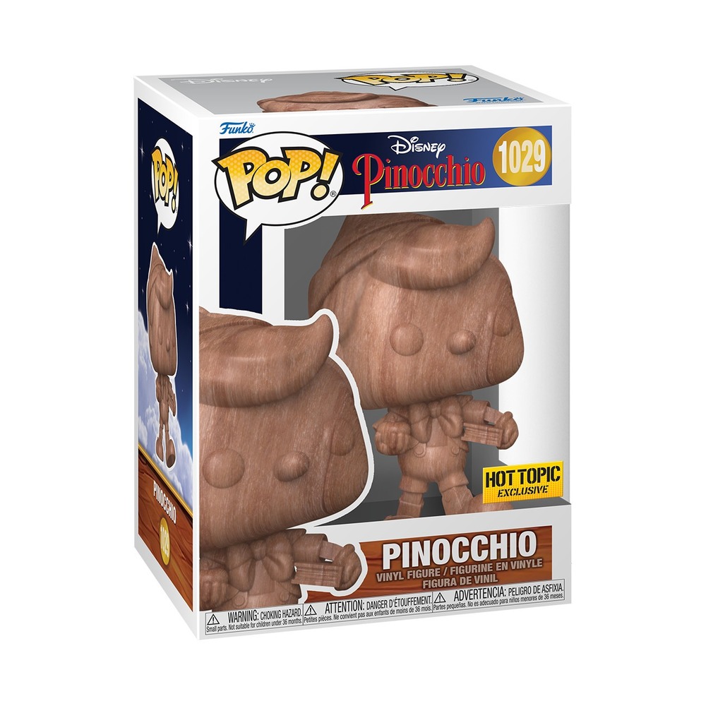 Funko Pop Disney Pinocchio Hot Topic Exclusive 1029 Vaulted Vinyl Figure